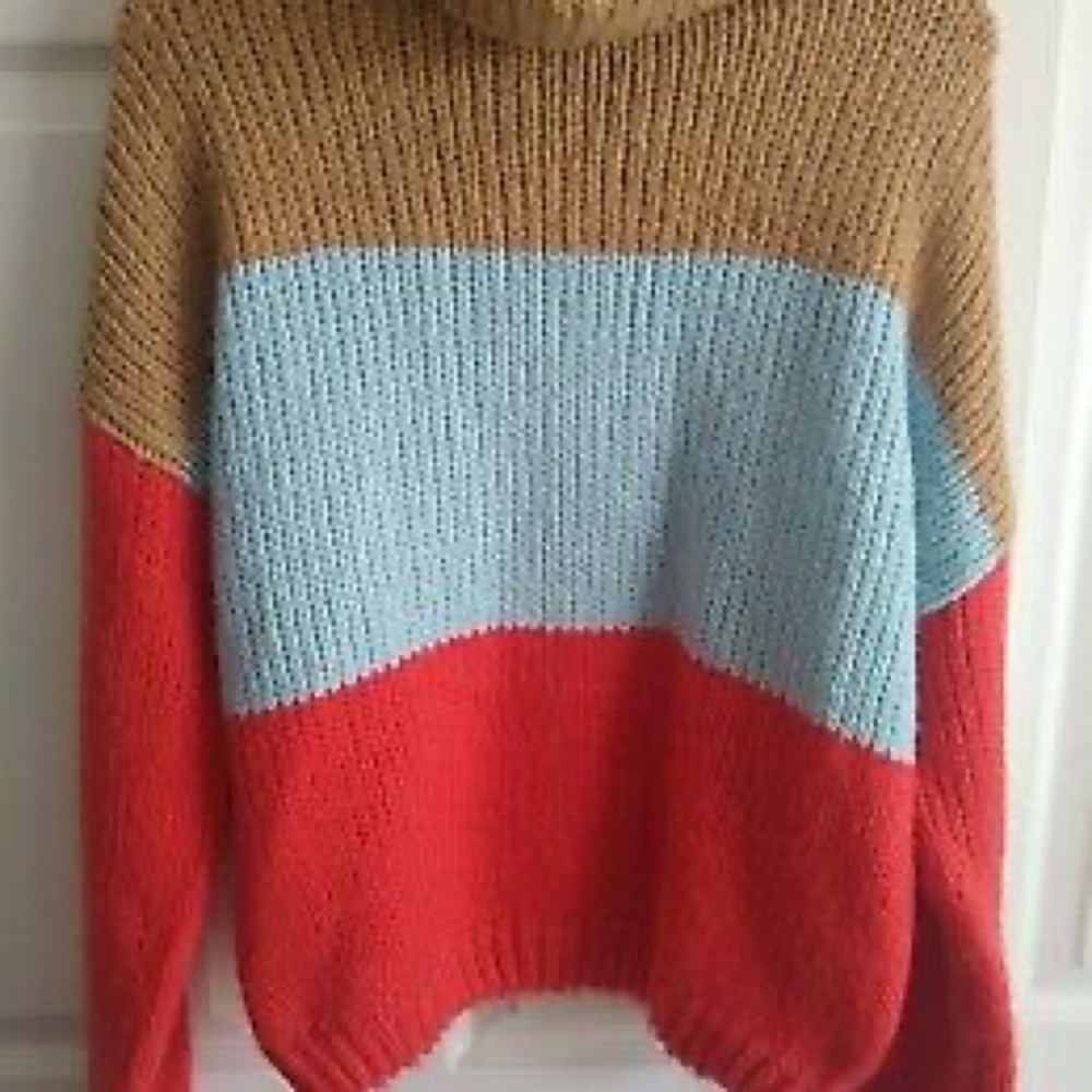 Nordstrom | Woven Heart Turtleneck Sweater - Picture 2 of 5